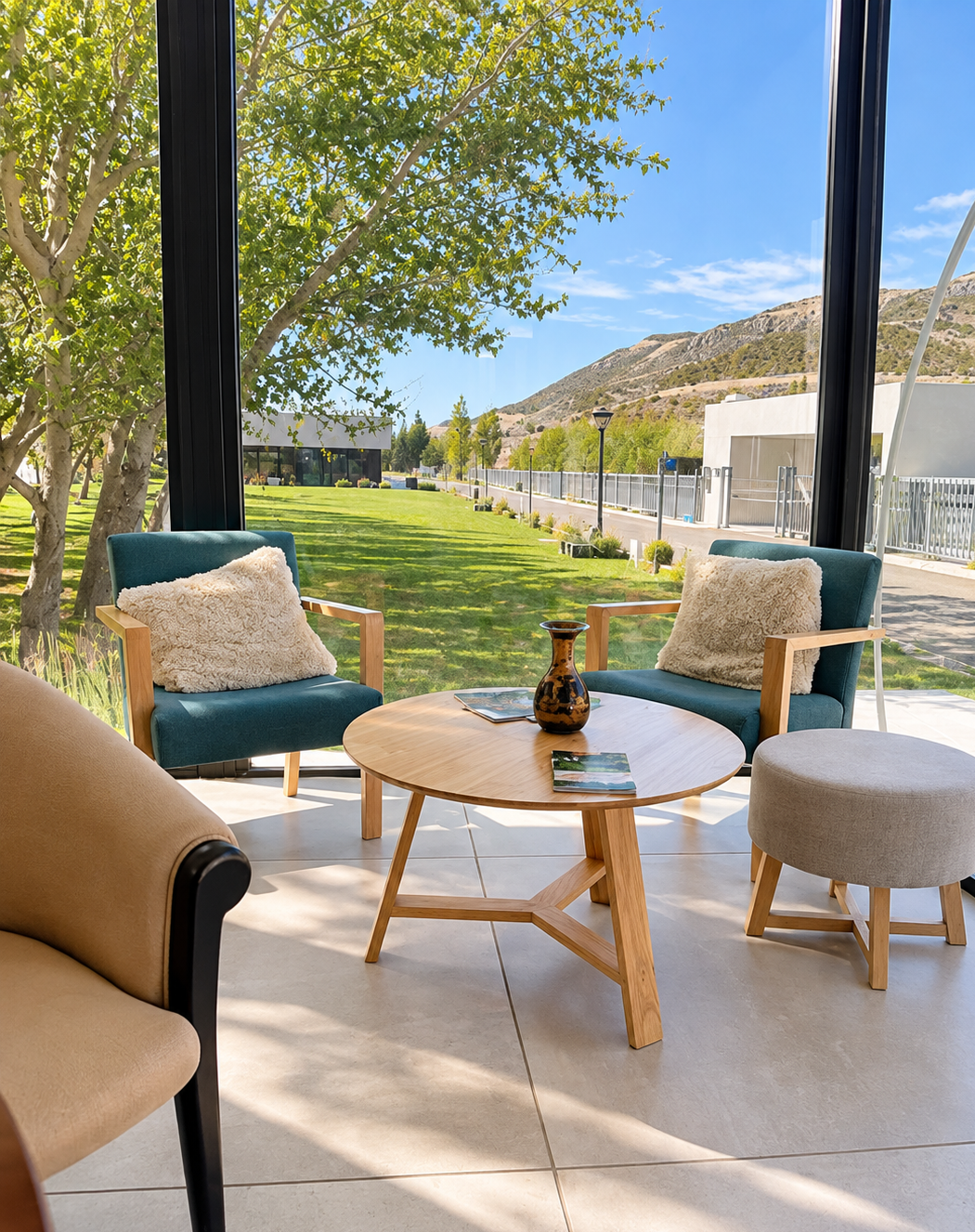 Sala de espera para cremaciones en Jardín Encuentro